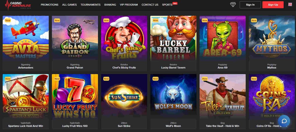 images adrenaline casino