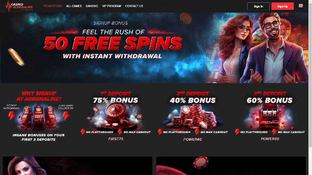 images adrenaline casino